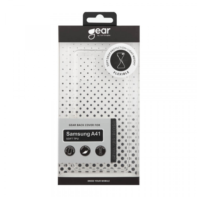 GEAR Mobile Cover Transparent TPU Samsung Galaxy A41 GEAR Mobile Cover Transparent TPU Samsung Galaxy A41