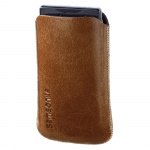 Toledo Mobile Phone Sleeve, s ize M, tobacco