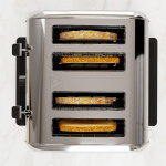 MORPHY RICHARDS Toaster Venture Retro 4Slice Polished