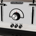 MORPHY RICHARDS Toaster Venture Retro 4Slice Polished