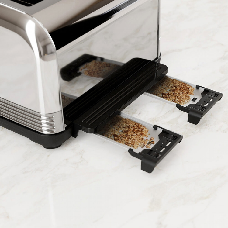 MORPHY RICHARDS Toaster Venture Retro 4Slice Polished