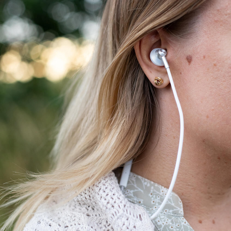 RADICOVER Radiation protected Headphone Wired In-Ear MIC volume control - KOOPJE