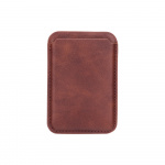 ONSALA Magnetic Cardholder Brown iPhone 12 and later