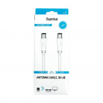 HAMA Antenna Cable 90dB 3.0m White HAMA Antenna Cable 90dB 3.0m White