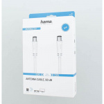 HAMA Antenna Cable 90dB 5.0m White