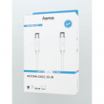 HAMA Antenna Cable 90dB 15.0m White
