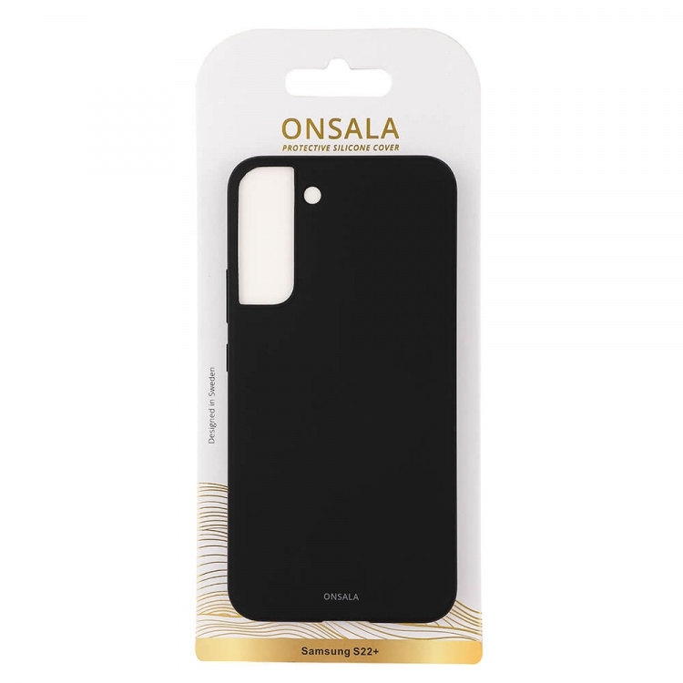 ONSALA Mobilcover Silicone Black Samsung S22+ ONSALA Mobilcover Silicone Black Samsung S22+