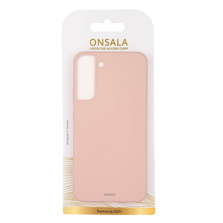 ONSALA Mobilcover Silicone Sand Pink Samsung S22+ ONSALA Mobilcover Silicone Sand Pink Samsung S22+