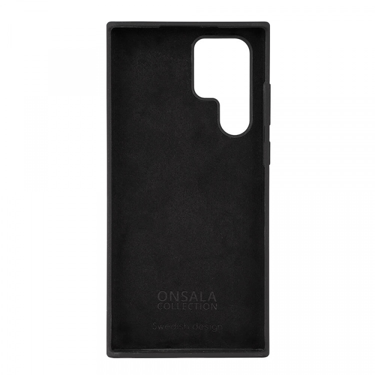ONSALA Mobilcover Silicone Black Samsung S22 Ultra ONSALA Mobilcover Silicone Black Samsung S22 Ultra