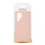 ONSALA Mobilcover Silicone Sand Pink Samsung S22 Ultra