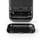 Nedis FM-Radio | Draagbaar Model | AM / FM | Batterij Gevoed | Analoog | 1.5 W | Zwart-Wit Scherm | Koptelefoonoutput | IP20 | Aluminium / Zwart