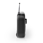 Nedis FM-Radio | Draagbaar Model | AM / FM | Batterij Gevoed / Netvoeding | Analoog | 1.8 W | Zwart-Wit Scherm | Koptelefoonoutput | Handgreep | Grijs / Zwart
