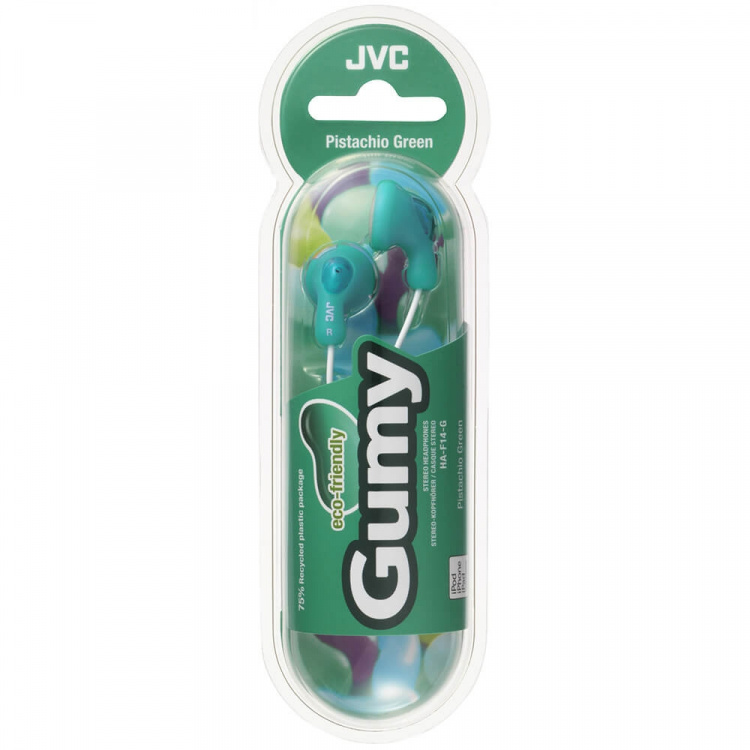 JVC Headphone F14 Gumy In-Ear Green JVC Headphone F14 Gumy In-Ear Green