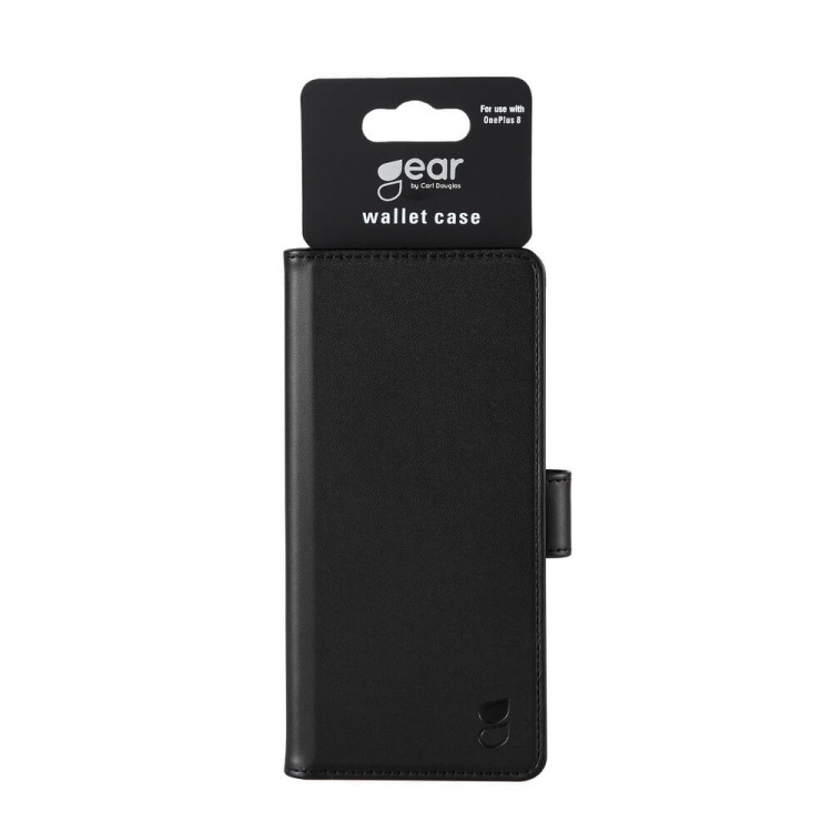 GEAR Wallet Black 3 Cardpockets OnePlus 8