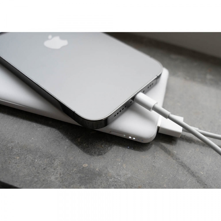 GEAR Powerbank 5000mAh LiPolymer Ultracompact 2A 1xUSB-C 2xUSB-A 1xMicroUSB White