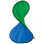 HAMA Folding Background 2-in-2 Green/Blue 150x200 cm