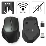 HAMA Mouse Wireless Dual Mode USB-C/USB-A 6-button Black HAMA Mouse Wireless Dual Mode USB-C/USB-A 6-button Black