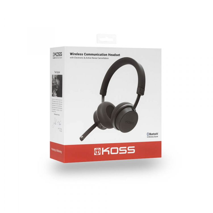 KOSS Headset CS340iBT Qz Over-Ear Mic Remote Black KOSS Headset CS340iBT Qz Over-Ear Mic Remote Black
