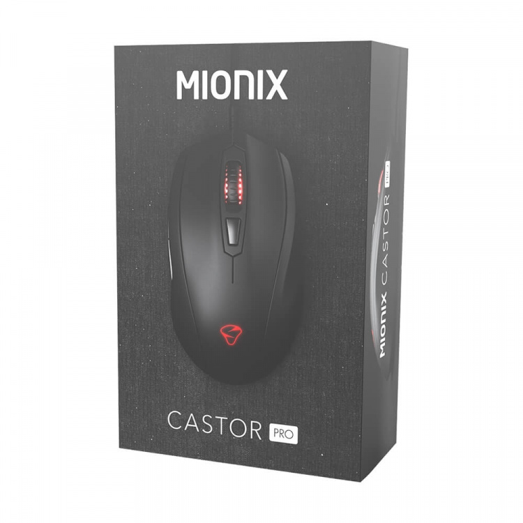 MIONIX Mouse Gaming Castor Pro Black