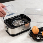 Äggkokare 6ägg 400Watt Rostfri