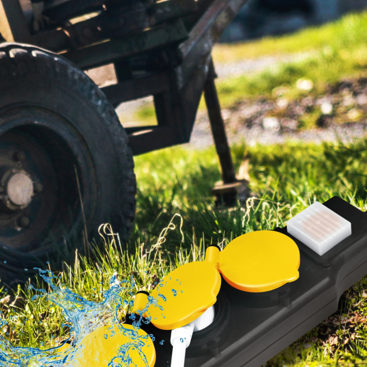 Grenuttag 4-vägs med brytare U Grenuttag 4-vägs med brytare U