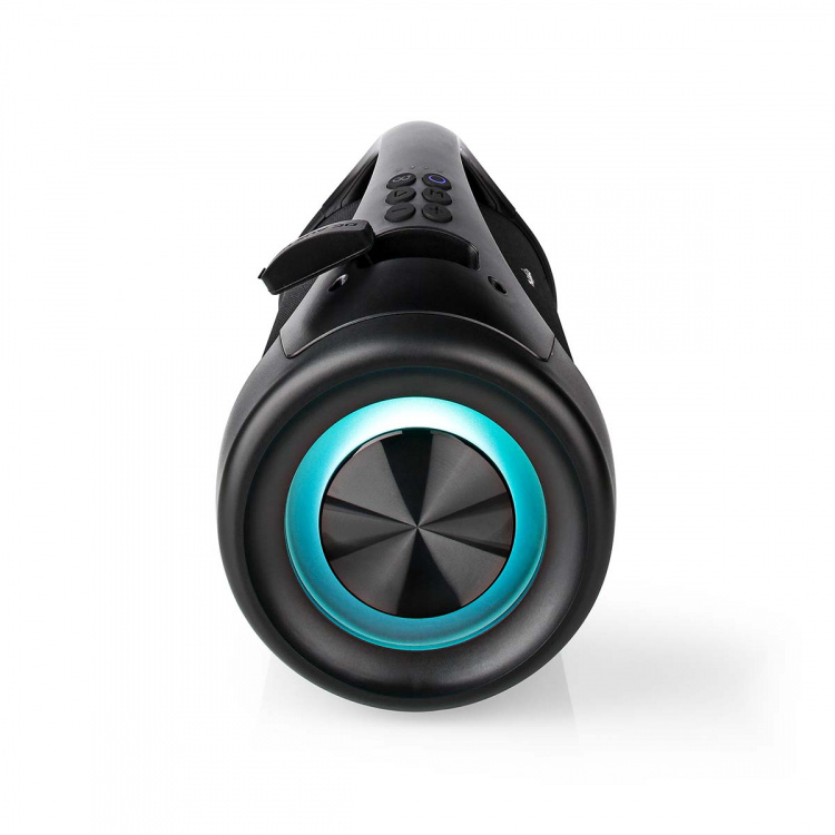 Nedis Bluetooth® Party Boombox | 6 uur | 2.0 | 150 W | Media afspeelmogelijkheden: AUX / USB | IPX5 | Koppelbaar | Handgreep | Feestverlichting | Zwart