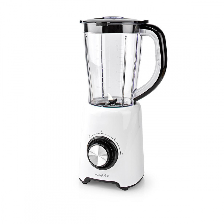 Nedis Blender | 800 W | 1.5 l | Kunststof | 2-Snelheden | Wit
