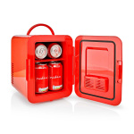 Nedis Draagbare Minikoelkast | 4 l | 12 V DC / 100 - 240 V AC | Rood