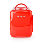 Nedis Draagbare Minikoelkast | 4 l | 12 V DC / 100 - 240 V AC | Rood