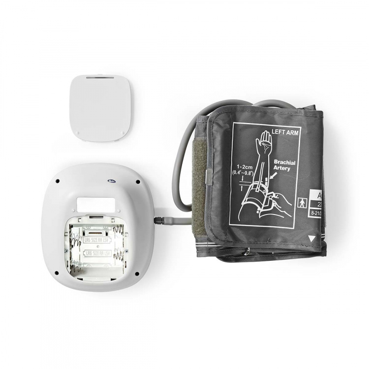 Nedis Bloeddrukmeter | Arm | LCD | 22 - 42 cm | Geheugenplaatsen: 60 | Wit