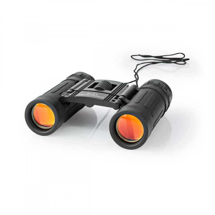 Nedis Verrekijker | Vergroting: 8 x | Diameter objectieflens: 21 mm | Gezichtsveld: 128 m | Inclusief reistas | Zwart