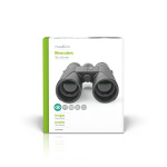 Nedis Verrekijker | Vergroting: 10 x | Diameter objectieflens: 42 mm | Gezichtsveld: 96 m | Inclusief reistas | Zwart