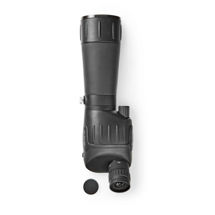 Nedis Spotting Scope | Vergrotingsbereik: 20-60 | Diameter objectieflens: 60 mm | Gezichtsveld: 38 m | Dioptrische correctie | Inclusief reistas | Zwart Nedis Spotting Scope | Vergrotingsbereik: 20-60 | Diameter objectieflens: 60 mm | Gezichtsveld: 38 m | Dioptrische correctie | Inclusief reistas | Zwart