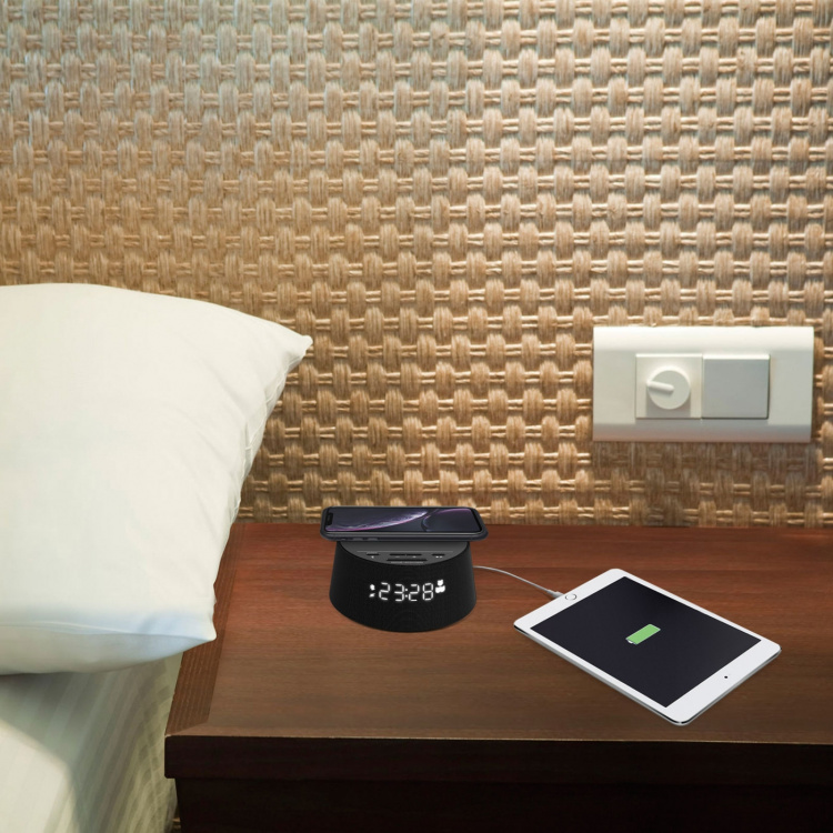 Digital väckarklocka m. högtal