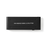 Nedis HDMI™-Splitter | 4-Poorts poort(en) | 4x HDMI™ Output | 4K@60Hz | 18 Gbps | Metaal | Antraciet