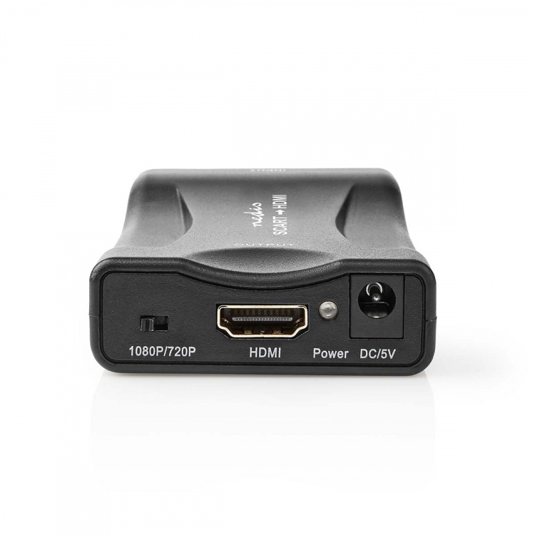 Nedis HDMI™-Converter | SCART Female | 1x HDMI™ Output | 1-weg | 1080p | 1.2 Gbps | ABS | Zwart