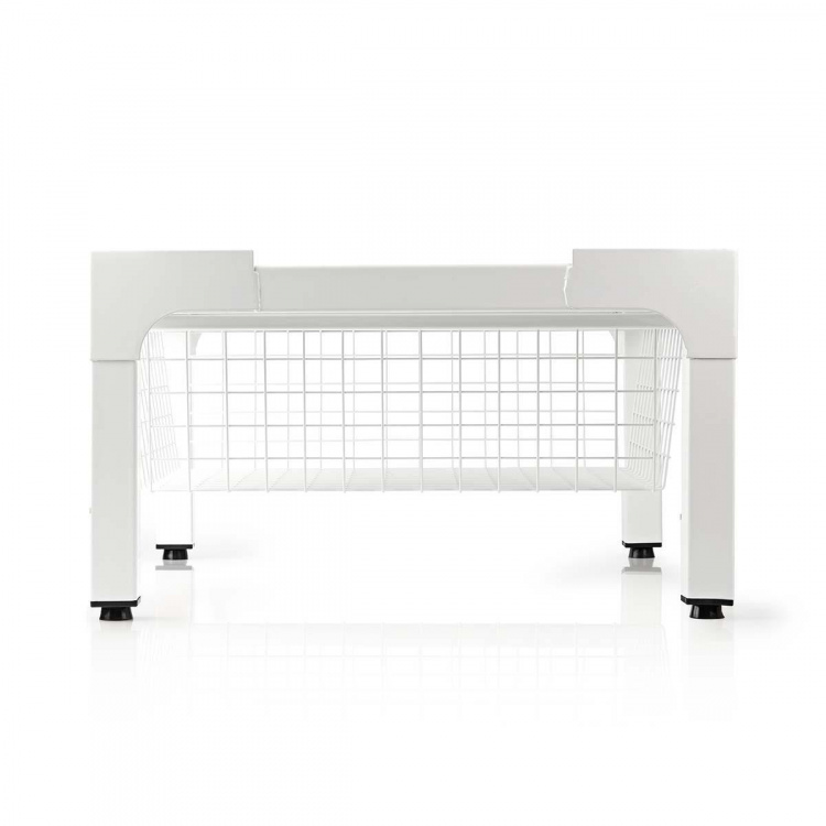 Nedis Verhoger voor Wasmachine en Wasdroger | Draadmand | 200 kg | Wit