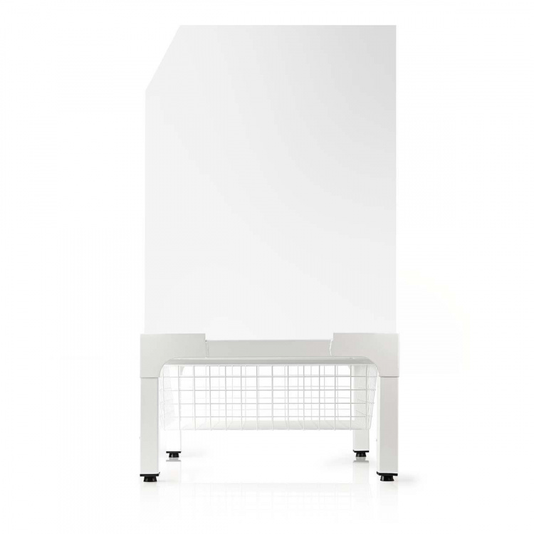 Nedis Verhoger voor Wasmachine en Wasdroger | Draadmand | 200 kg | Wit