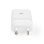 Nedis Oplader | 12 W | Snellaad functie | 1x 2.4 A | Outputs: 1 | USB-A | Lightning 8-Pins (Los) Kabel | 1.00 m | Single Voltage Output | Wit