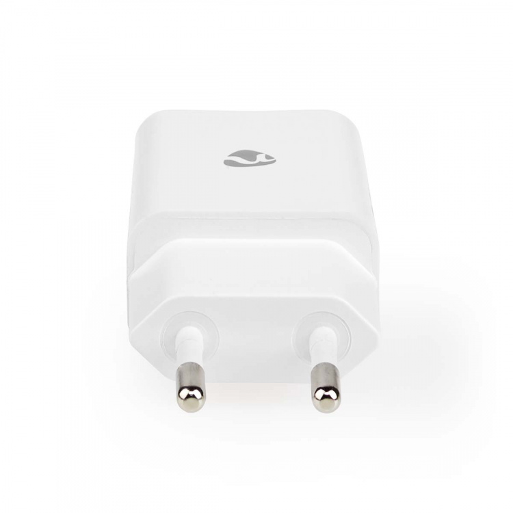 Nedis Oplader | 12 W | Snellaad functie | 1x 2.4 A | Outputs: 1 | USB-A | Lightning 8-Pins (Los) Kabel | 1.00 m | Single Voltage Output | Wit