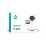 Nedis SmartLife Camera voor Binnen | Full HD 1080p | Cloud Opslag (optioneel) / microSD (niet inbegrepen) | Met bewegingssensor | Nachtzicht | Wit