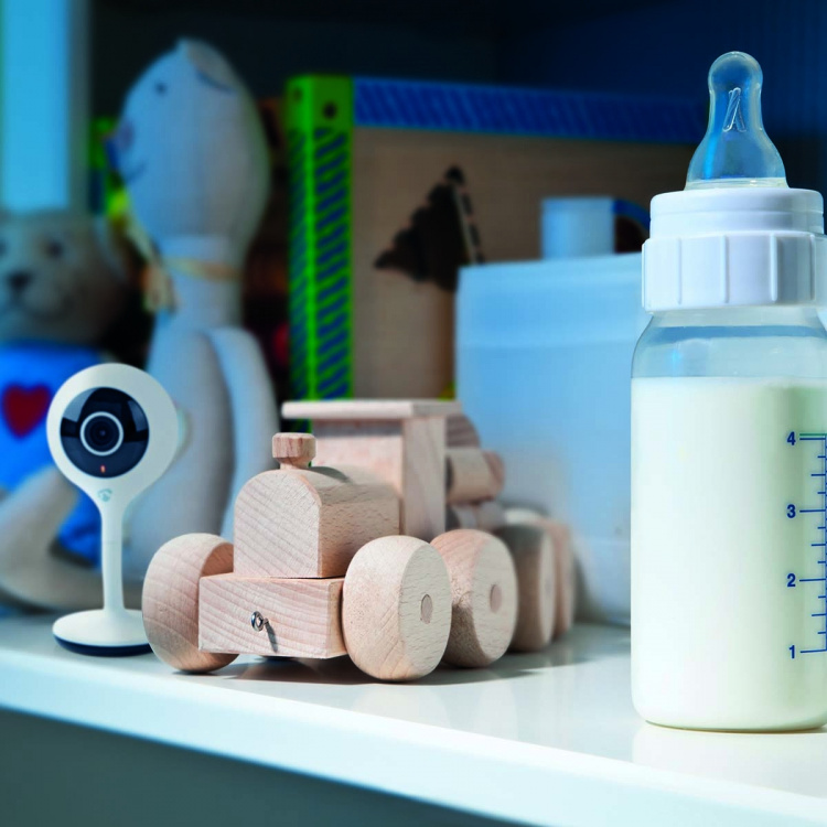 Nedis SmartLife Camera voor Binnen | Full HD 1080p | Cloud Opslag (optioneel) / microSD (niet inbegrepen) | Met bewegingssensor | Nachtzicht | Wit