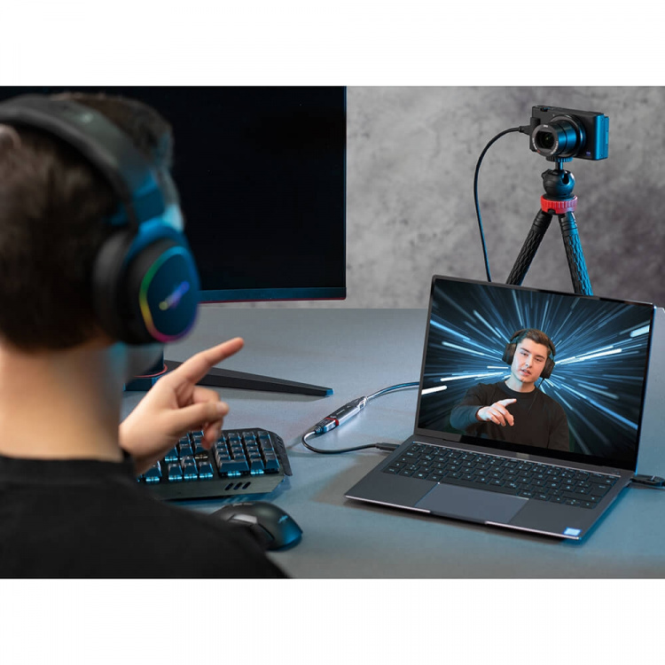 Capture Card USB HDMI 4K to 1080P USB-C adapter