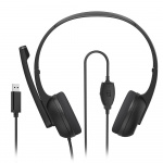 Headset PC Office Stereo On-Ear HS-USB250 V2 Black Headset PC Office Stereo On-Ear HS-USB250 V2 Black
