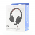 Headset PC Office Stereo Over-Ear HS-USB400 V2 Black