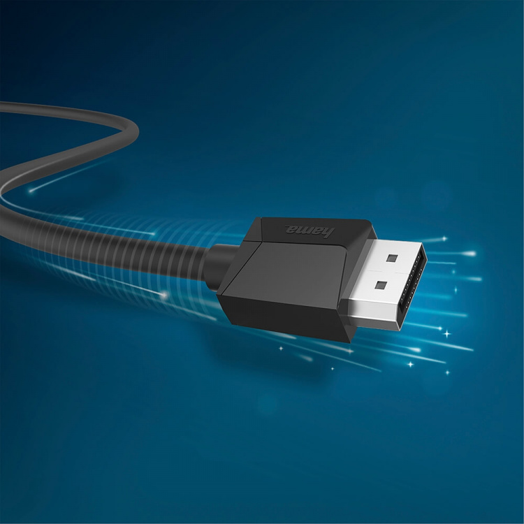 Hama Kabel DisplayPort 1.2 Ultra-HD 4K 1,5 m zwart Hama Kabel DisplayPort 1.2 Ultra-HD 4K 1,5 m zwart