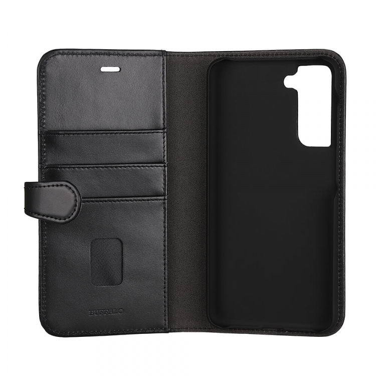 Mobile Case 2in1 Samsung S21FE 3 card Black