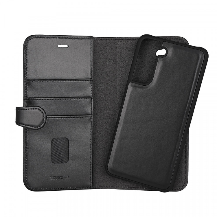 Mobile Case 2in1 Samsung S21FE 3 card Black