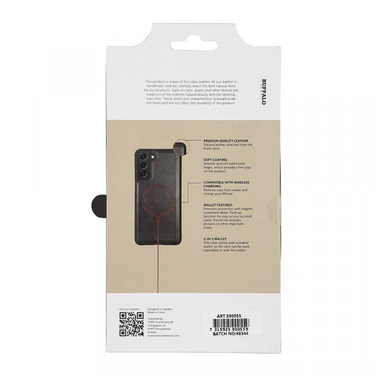 Mobile Case 2in1 Samsung S21FE 3 card Black