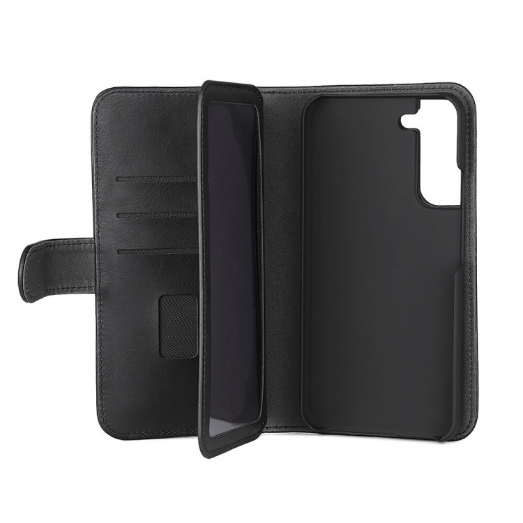 Mobile Case Black 7 Card Slot Samsung S22+ 2in1 Magnetic Cover 